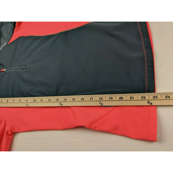 Sugoi Pullover Womens S Flamingo Pink Gray Quarter Zip Triathlon Finisher Sport - Picture 6 of 8